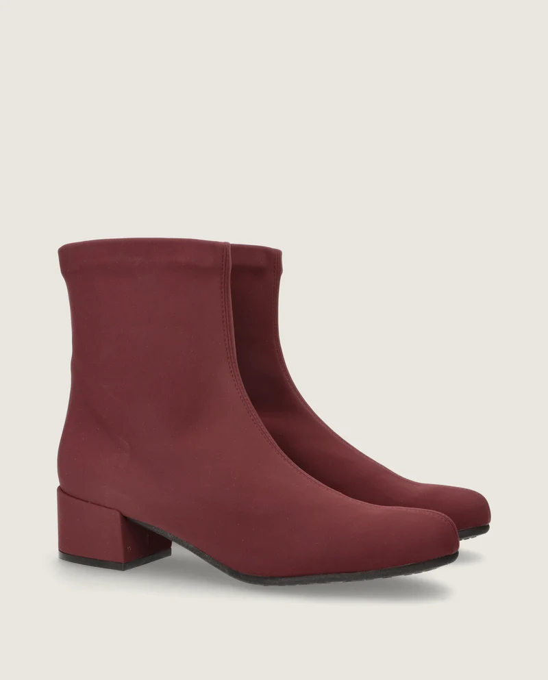 Botines Milan Rojos Tejidos