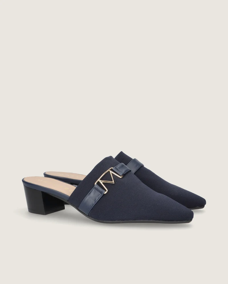 Mules Greta Azules Tejidos