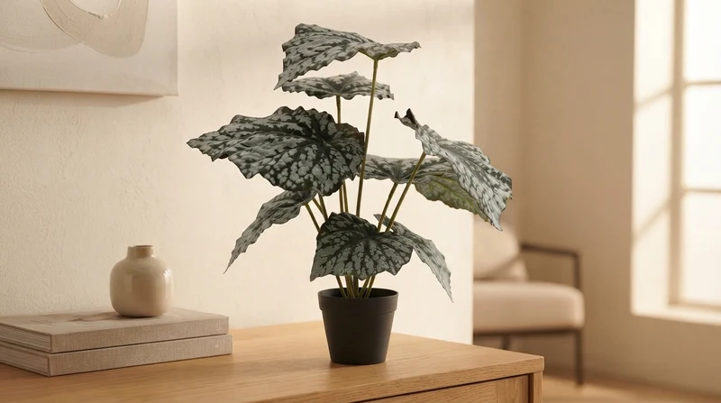 BEGONIA PLANTA ARTIFICIAL EN MACETA