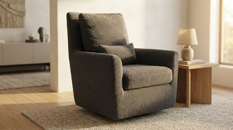 OLIVER SILLON OCASIONAL GIRATORIO APOLO EBONY