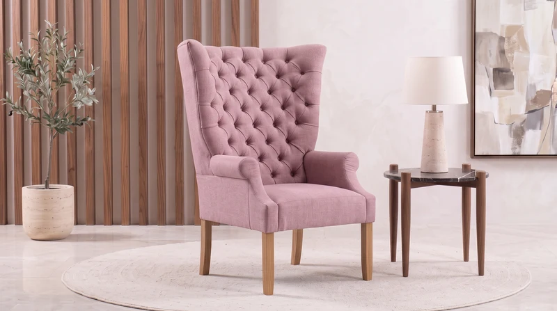 REYNA SILLON OCASIONAL CAPITONADO VIOLETA