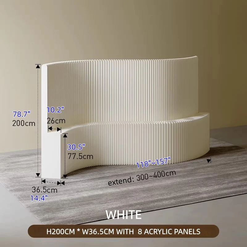 Divisor de pared de papel kraft con expositor