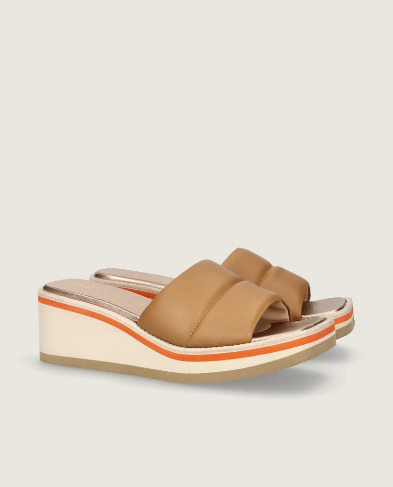 Sandalias Ariana Marrones Piel