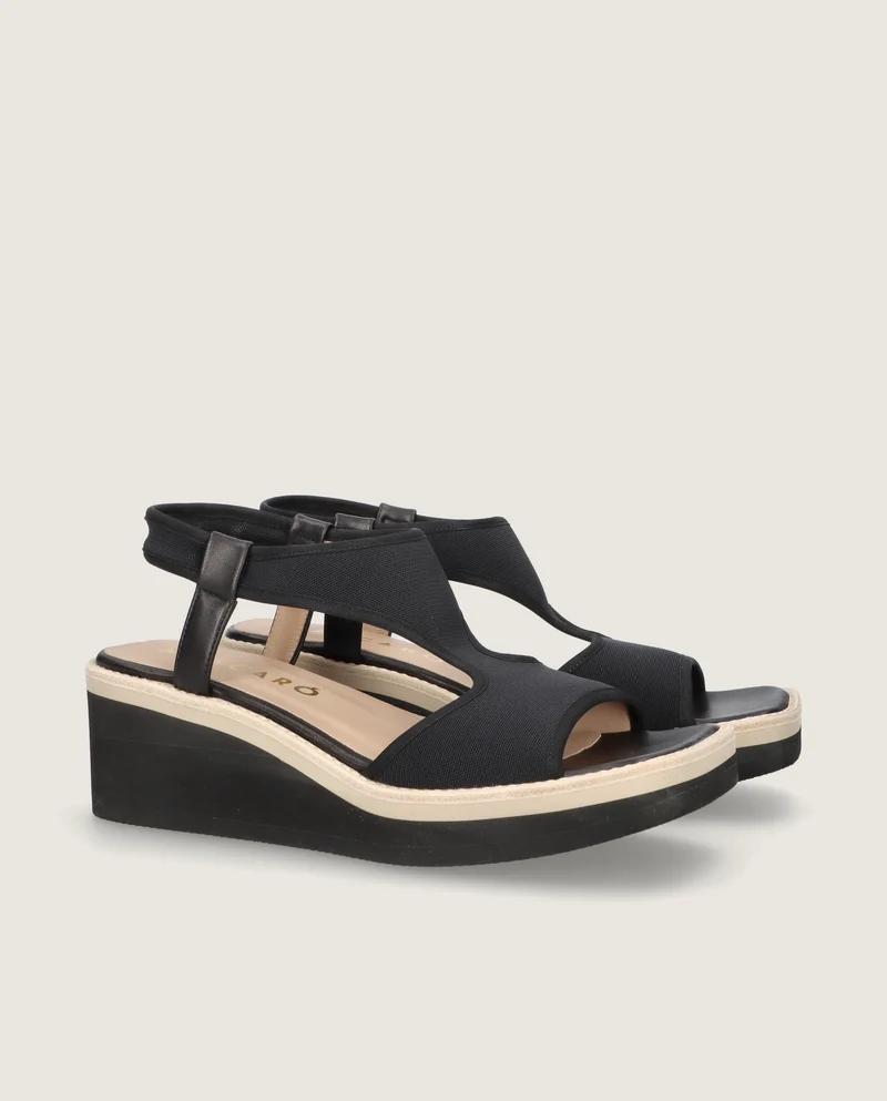 Sandalias Ariana Negros Tejidos