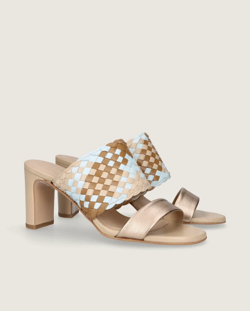 Sandalias Maria Marrones Piel