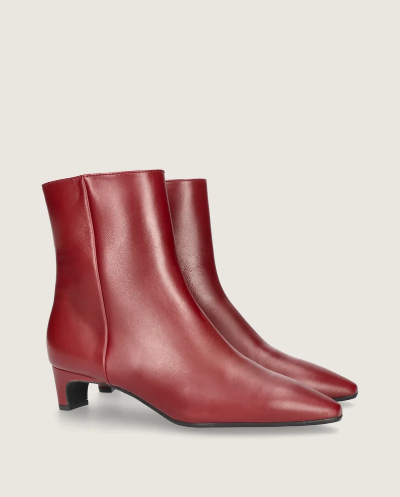 Botines Greta Rojos Piel