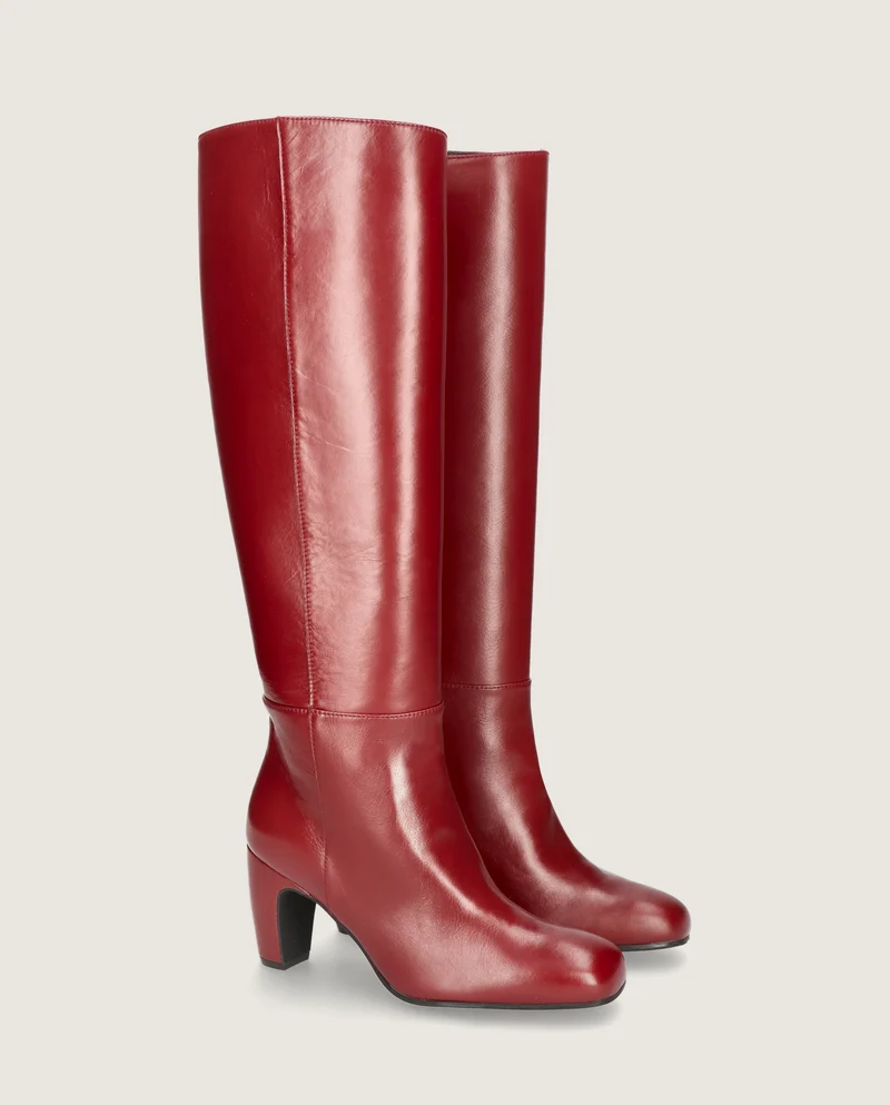 Botas Emily Rojos Piel