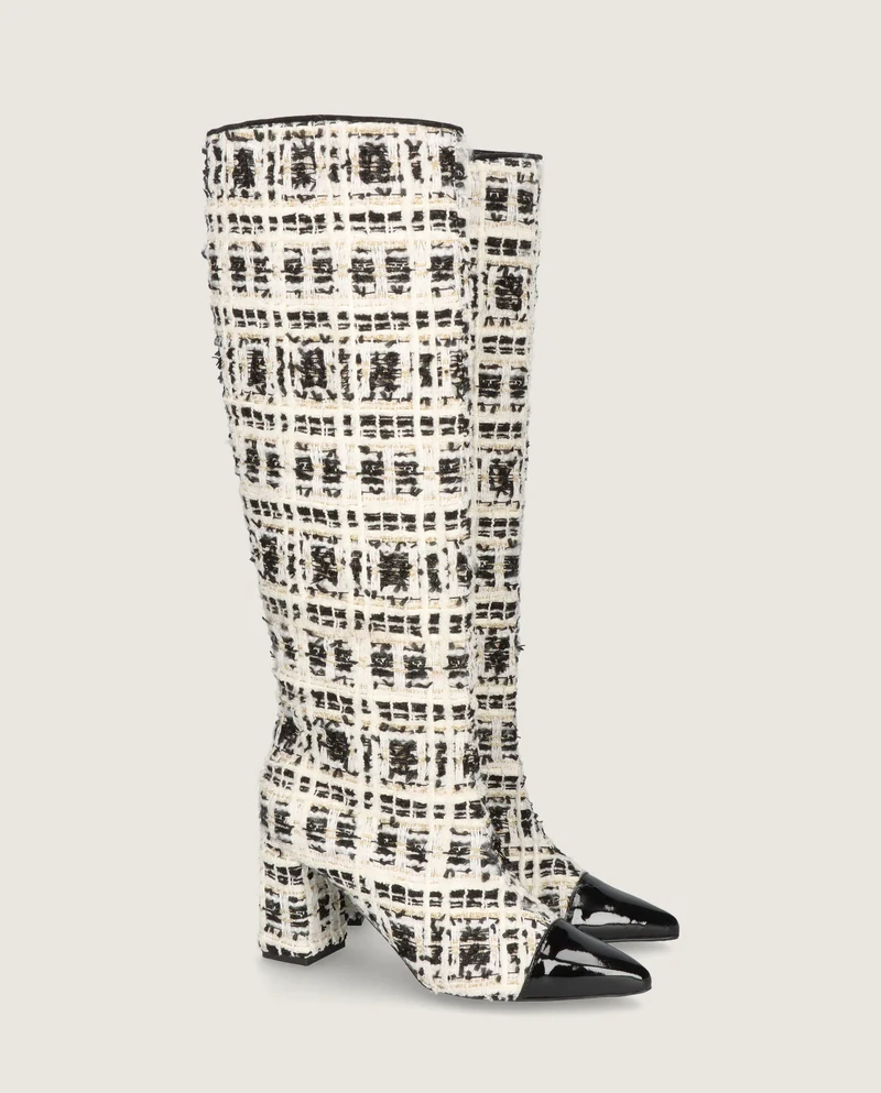 Botas Renata Negros Tejidos