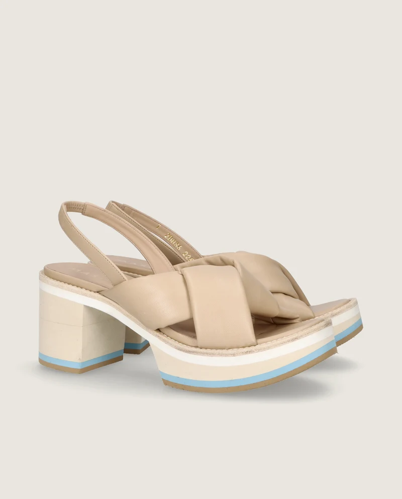 Sandalias Corfu Beiges Piel