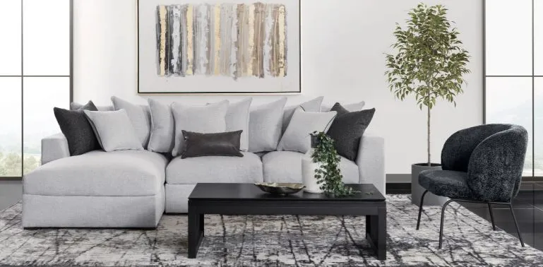 PIERO SALA MODULAR IZQUIERDA GRIS BRUNA SILVER