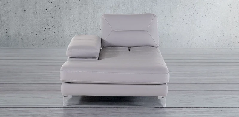 BICCARI CHAISE LONG IZQUIERDO PV BULL SILVER