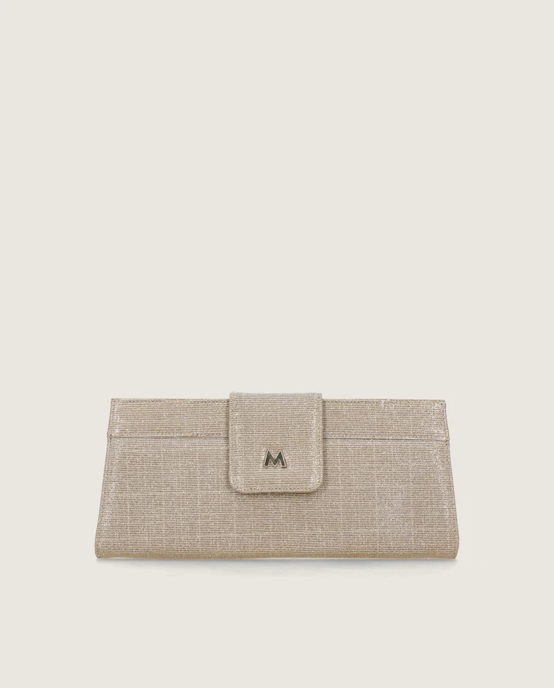 Bolsos Bags Plateados Tejidos metalizados