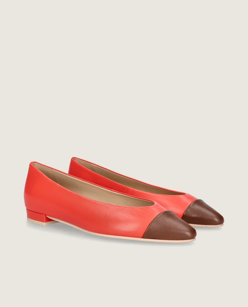 Bailarinas Elise Rojos Piel