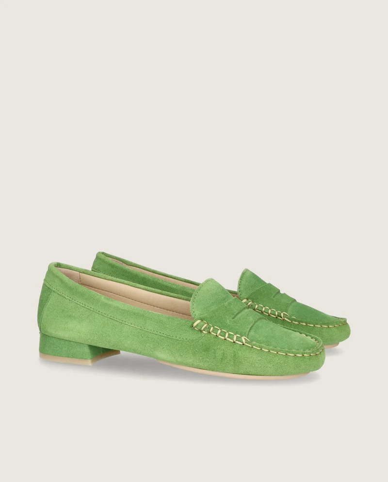 Mocasines Henrietta Verdes Ante