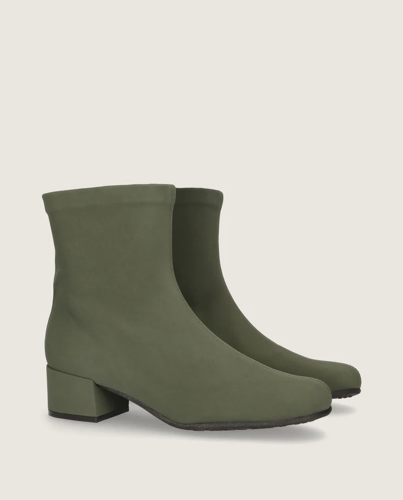 Botines Milan Verdes Tejidos
