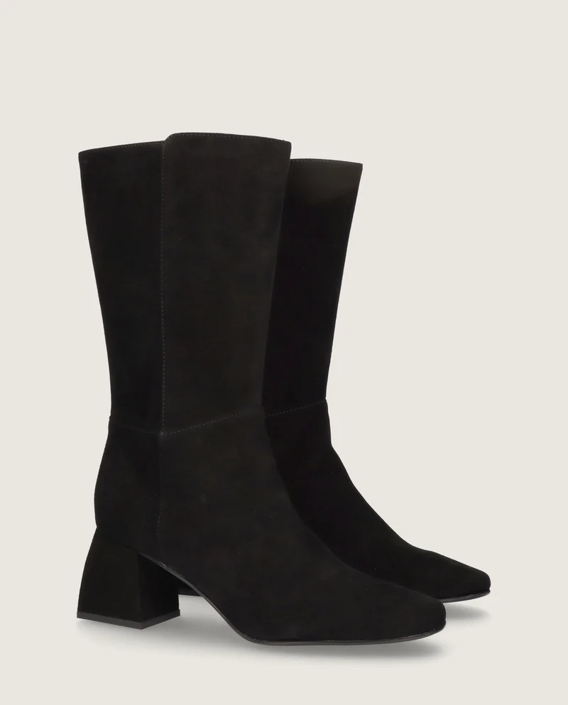 Botines Freja Negros Ante