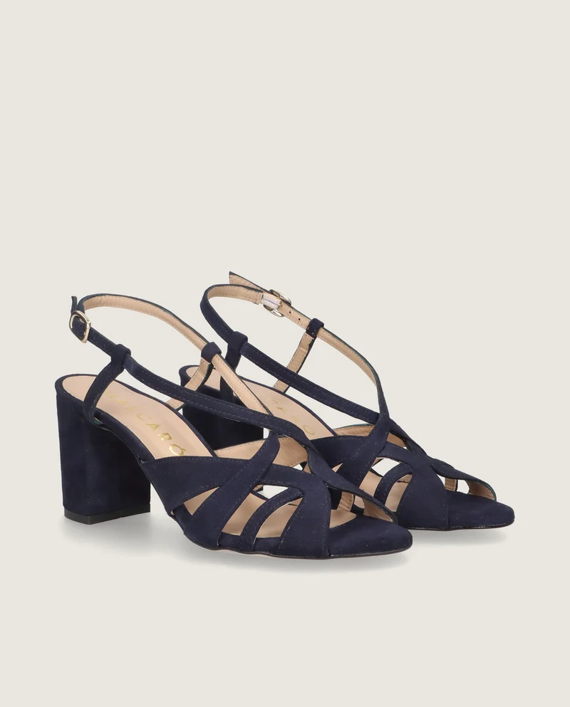 Sandalias Thais Azules Ante