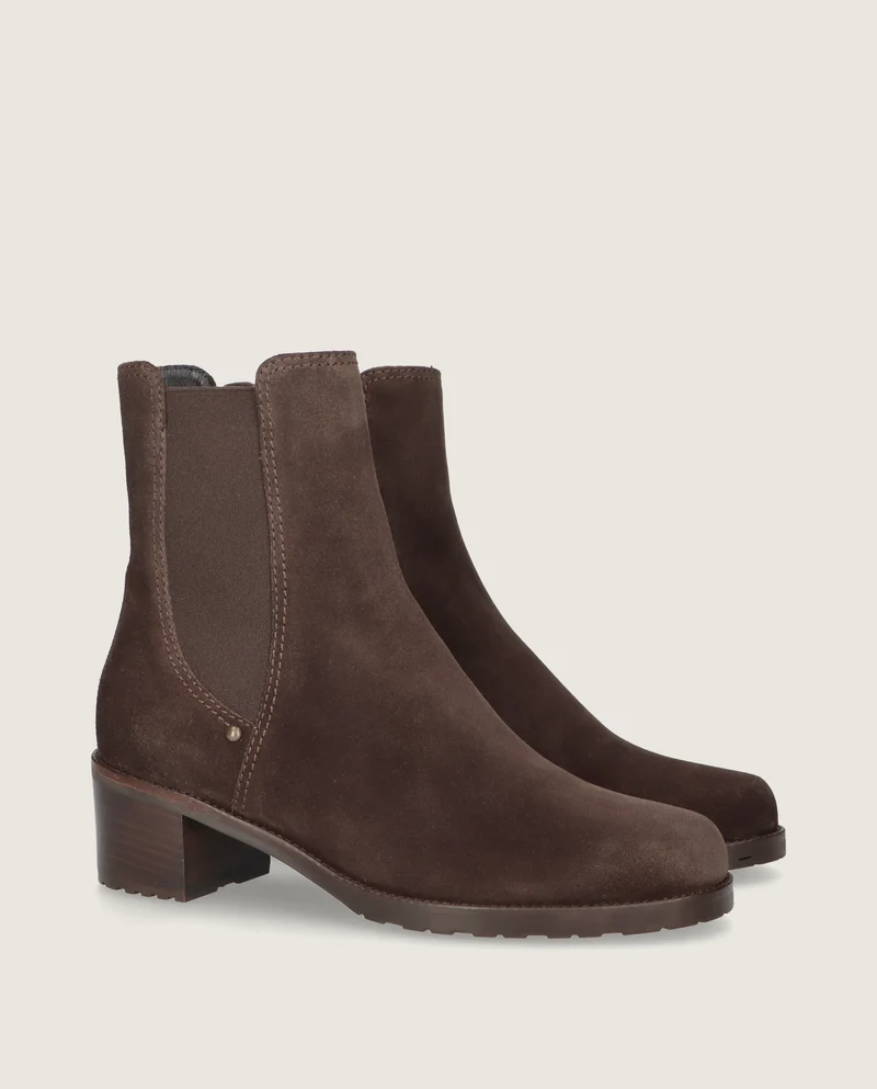 Botines Claudette Marrones Ante
