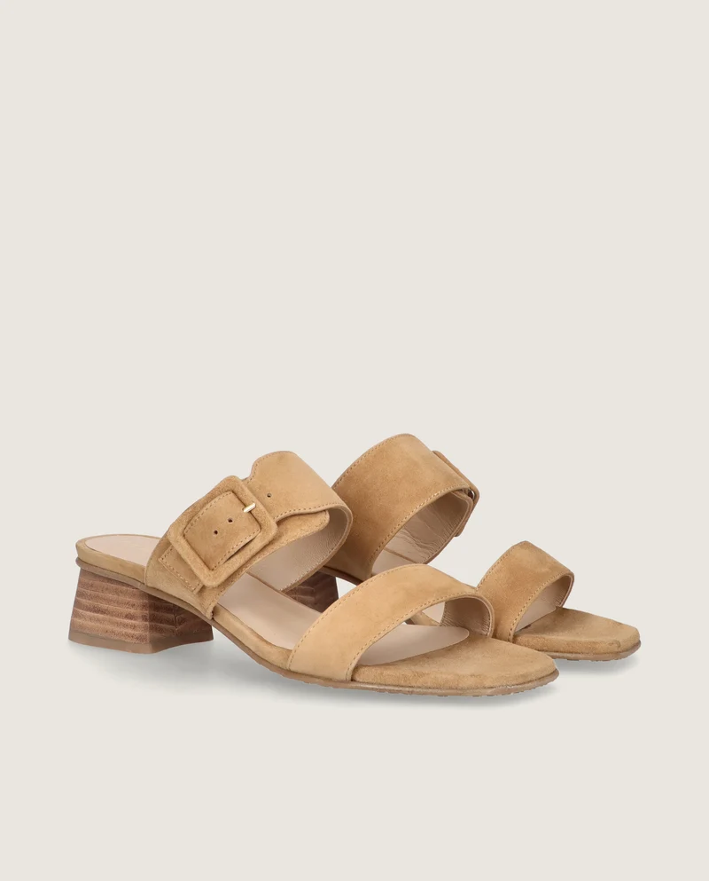 Sandalias Cannes Marrones Ante