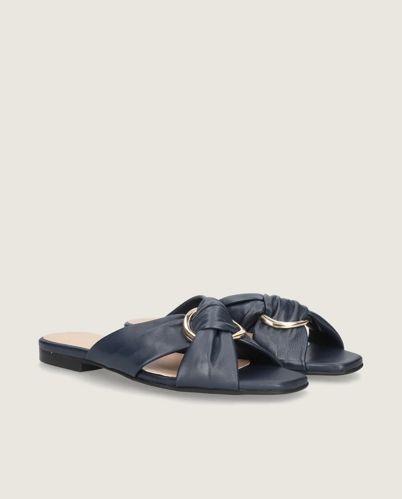 Sandalias Isla Azules Piel
