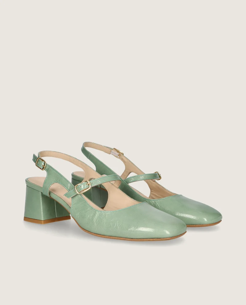 Salon Emeline Verdes Piel