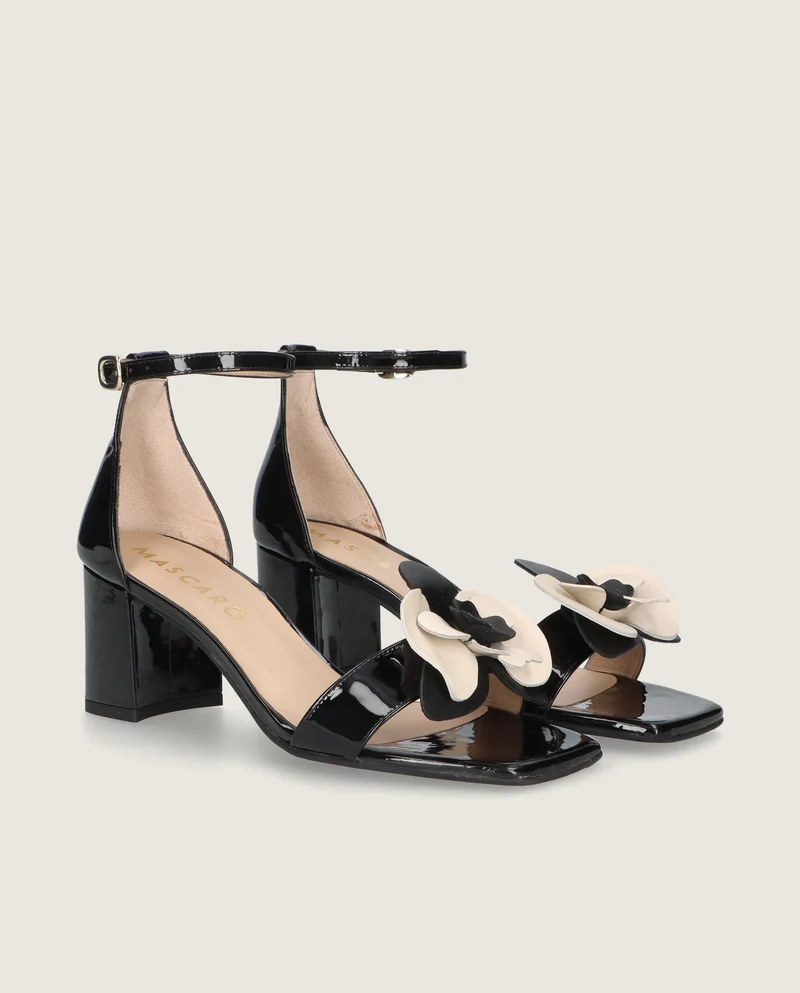 Sandalias Annie Negros Charol
