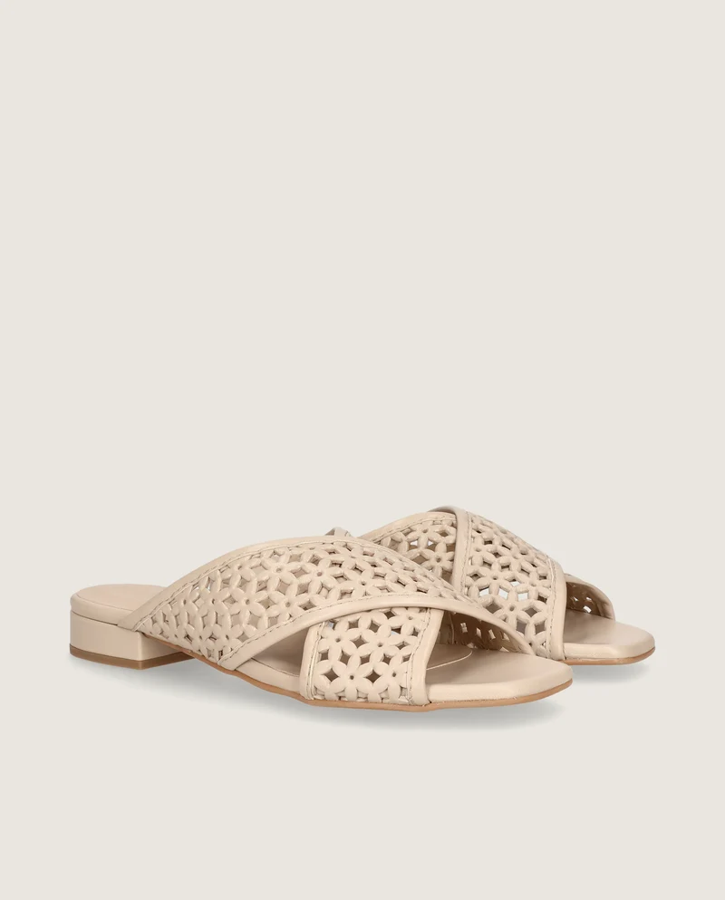 Sandalias Eva Beiges Piel