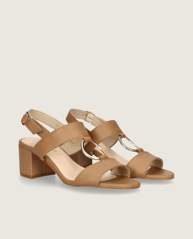 Sandalias Emilia Marrones Piel