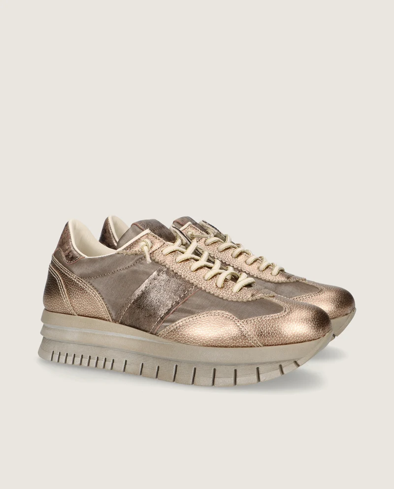 Zapatos Steffi Dorados Pieles metalizadas