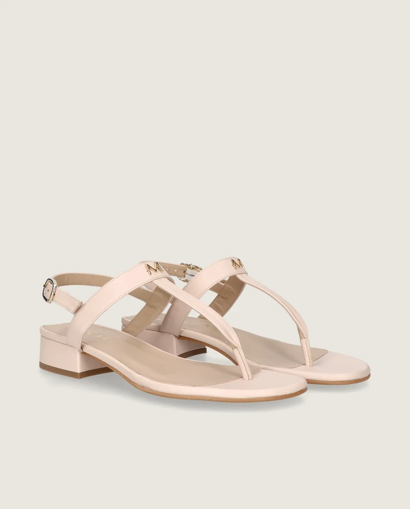 Sandalias Amelie Rosas Piel