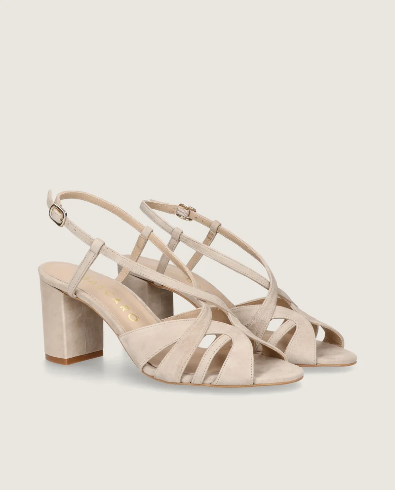 Sandalias Thais Grises Ante
