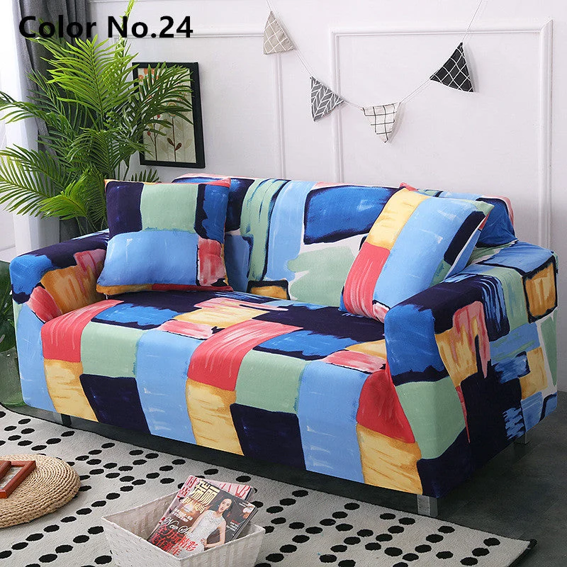Funda de sofá elástica estirable (color n.o 24)