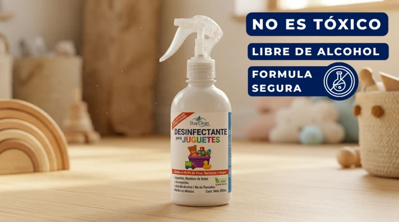 STAY CLEAN LIMPIADOR DESINFECTANTE PARA JUGUETES 300 ML
