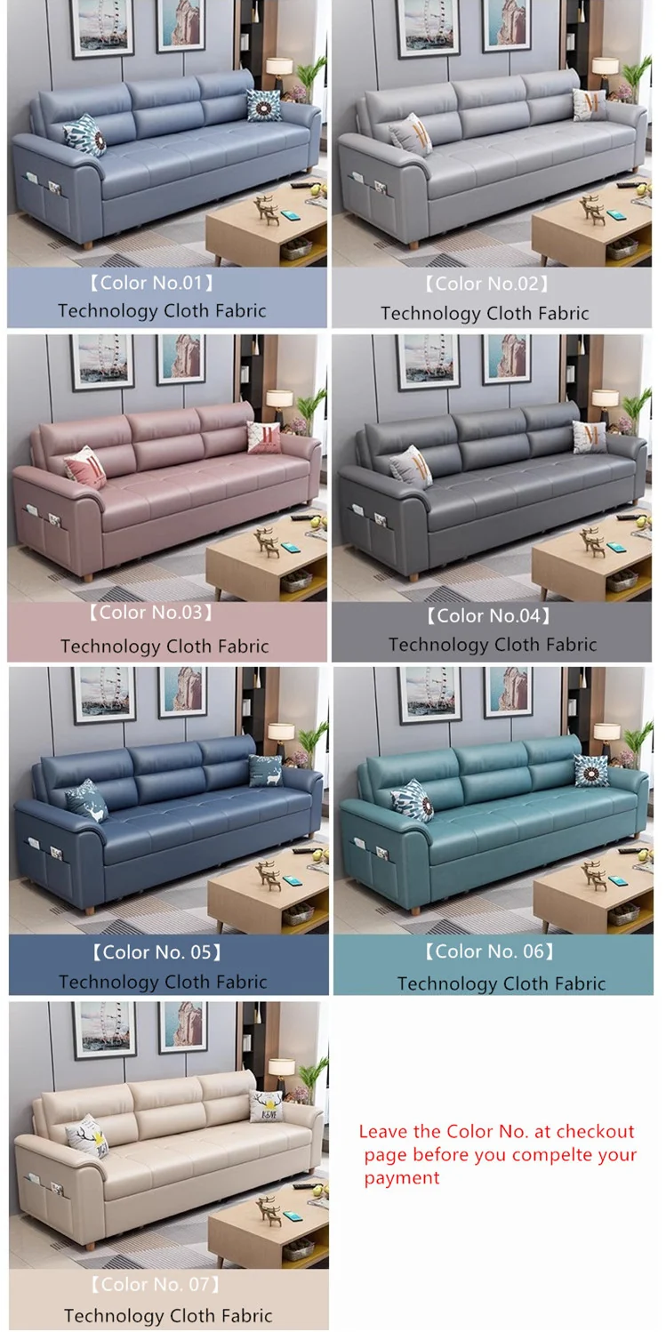 Sofá cama convertible con almacenamiento debajo