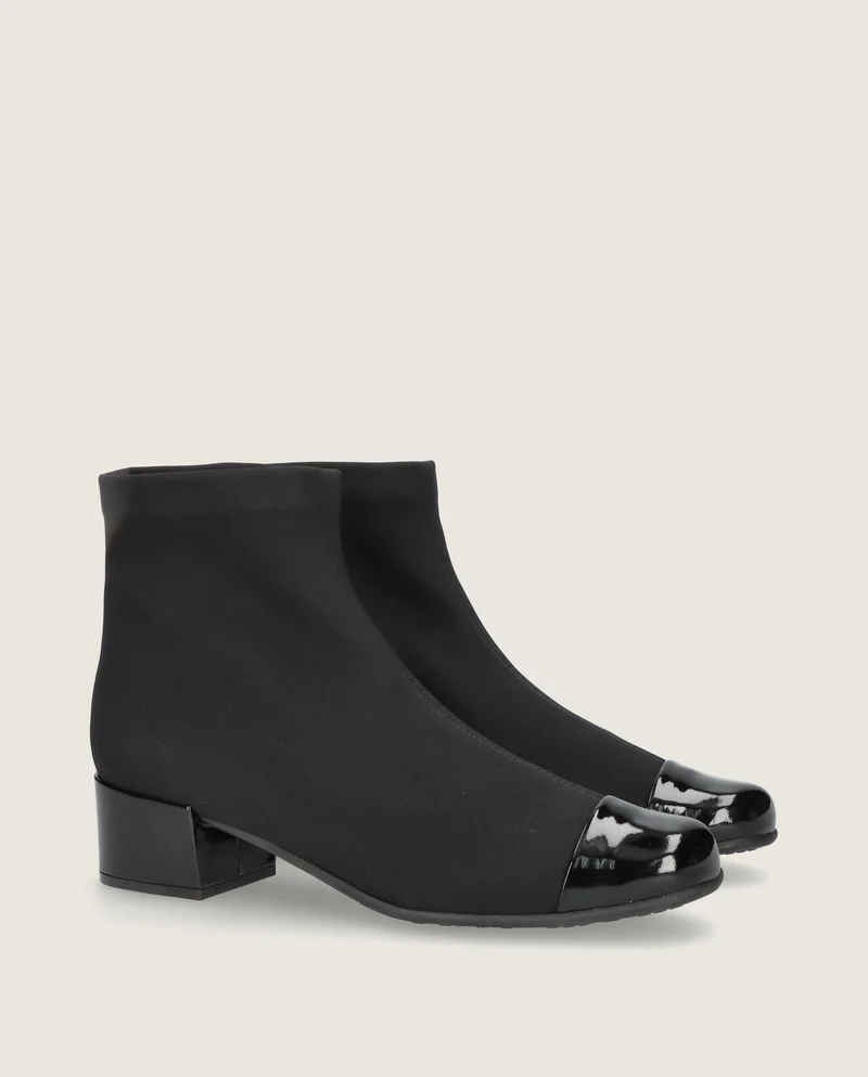 Botines Milan Negros Tejidos