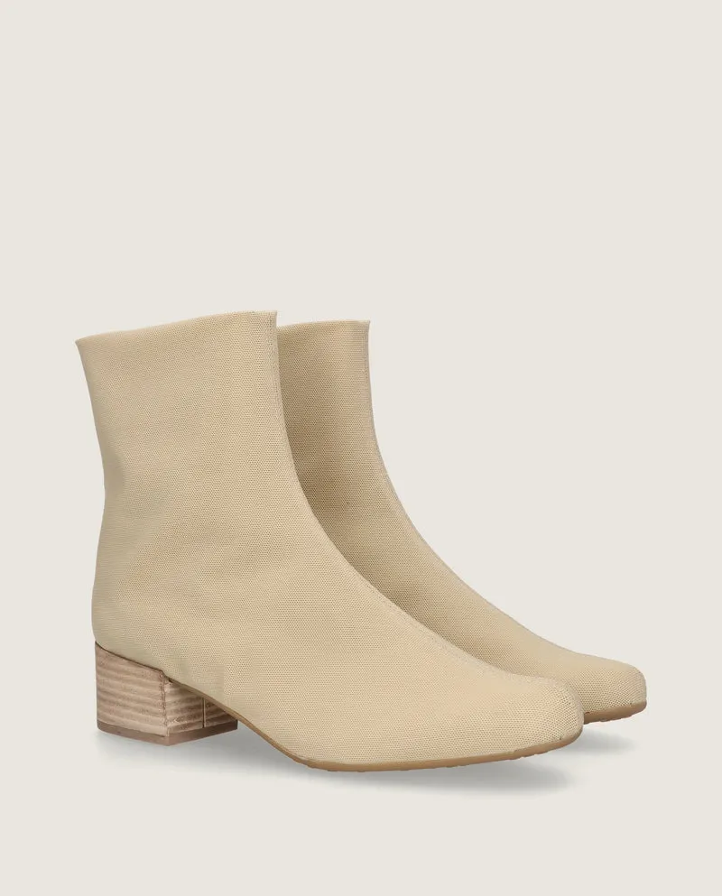 Botines Milan Beiges Tejidos