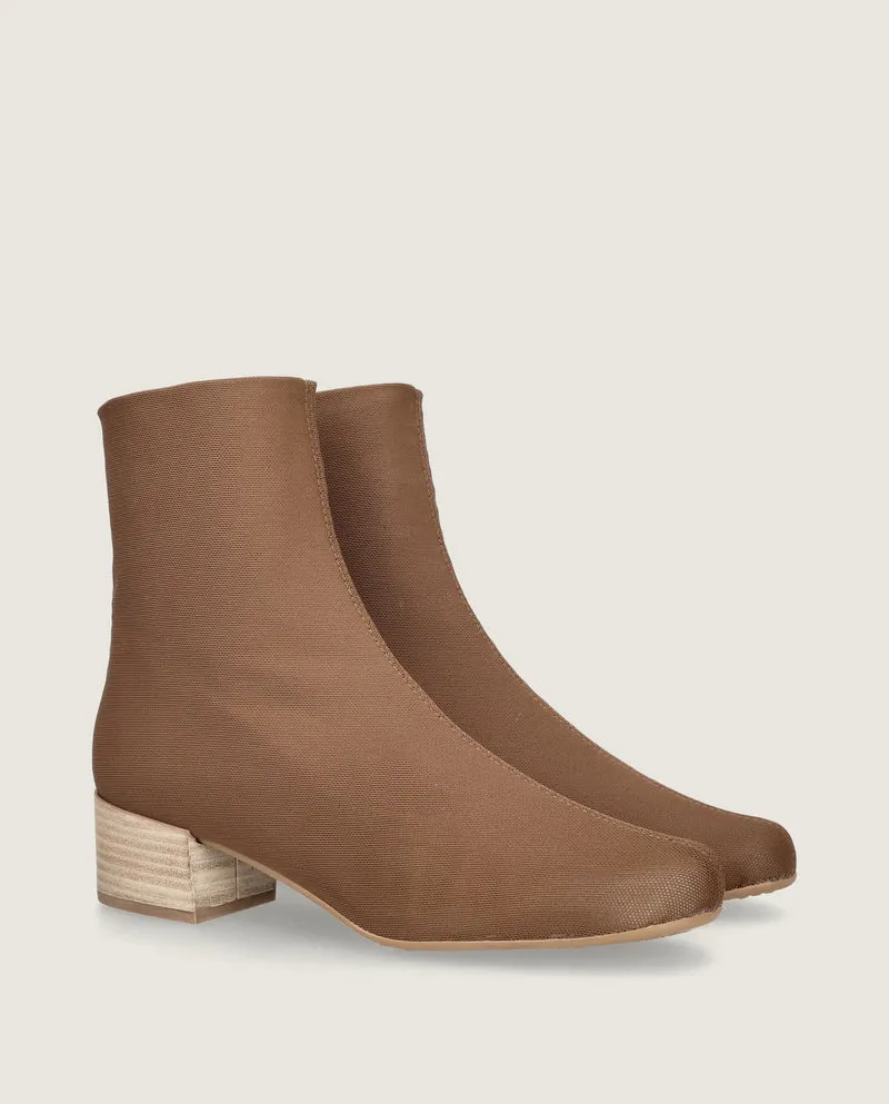 Botines Milan Marrones Tejidos