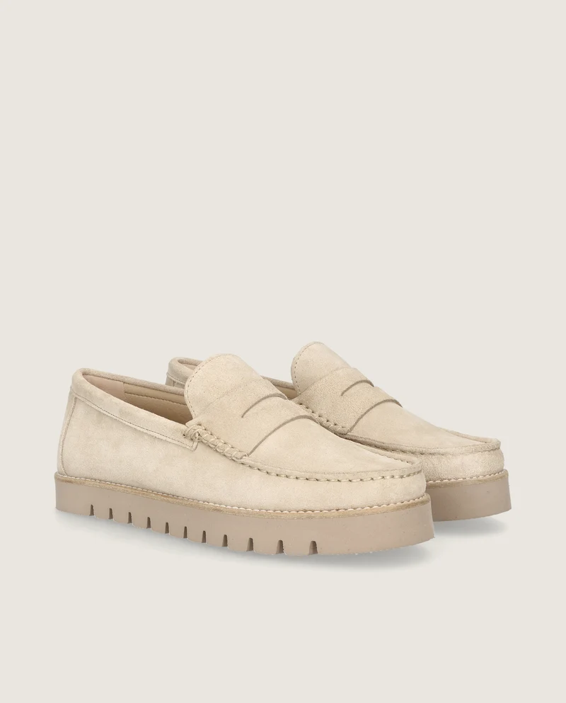 Mocasines Josephine Beiges Ante