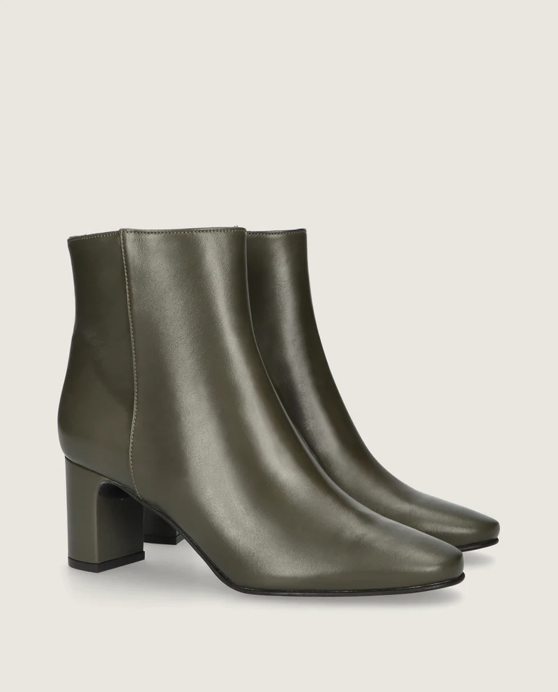 Botines Freja Verdes Piel
