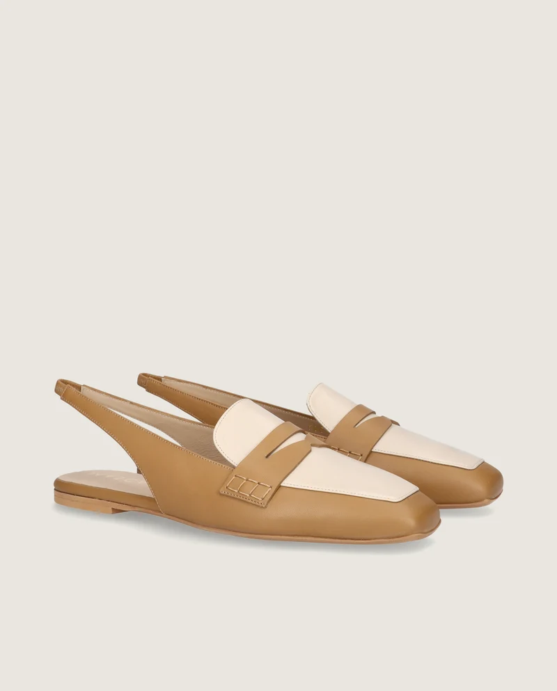 Loafers Camille Marrones Piel