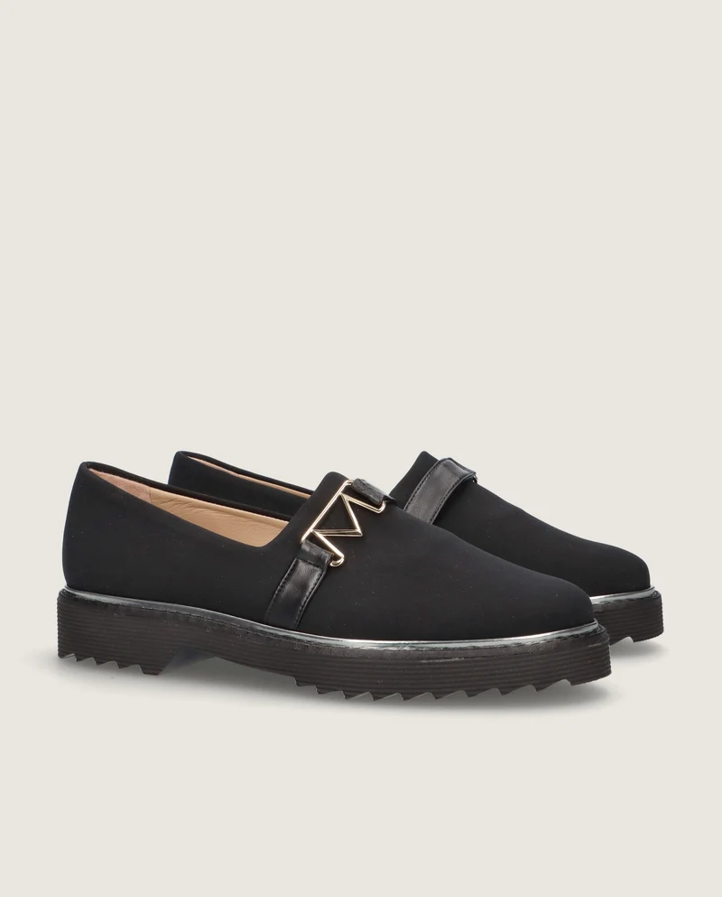 Loafers Charlize Negros Tejidos