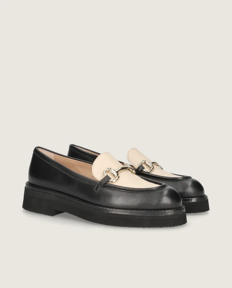 Loafers Terry Negros Piel