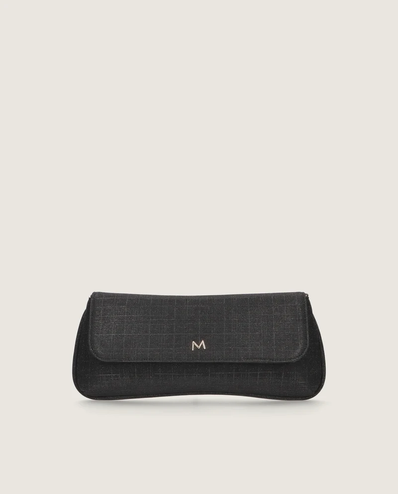 Bolsos Bags Negros Tejidos metalizados