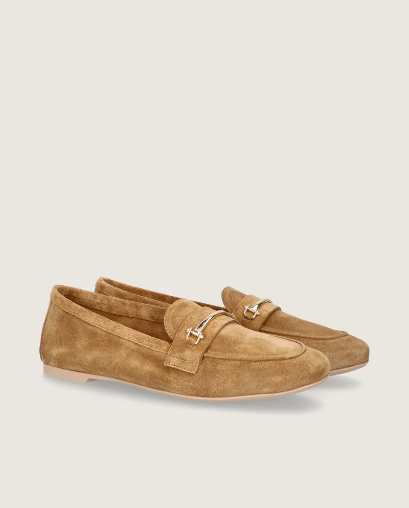 Loafers Faye Marrones Ante