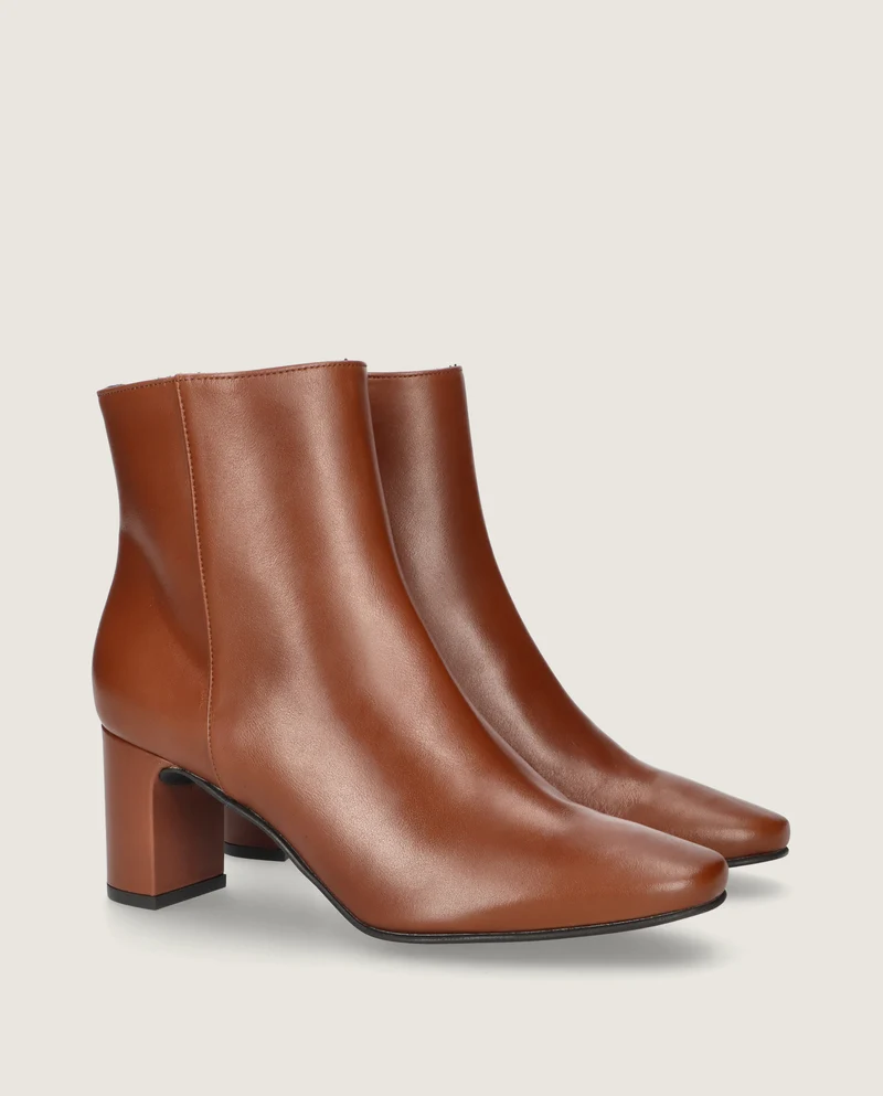 Botines Freja Marrones Piel