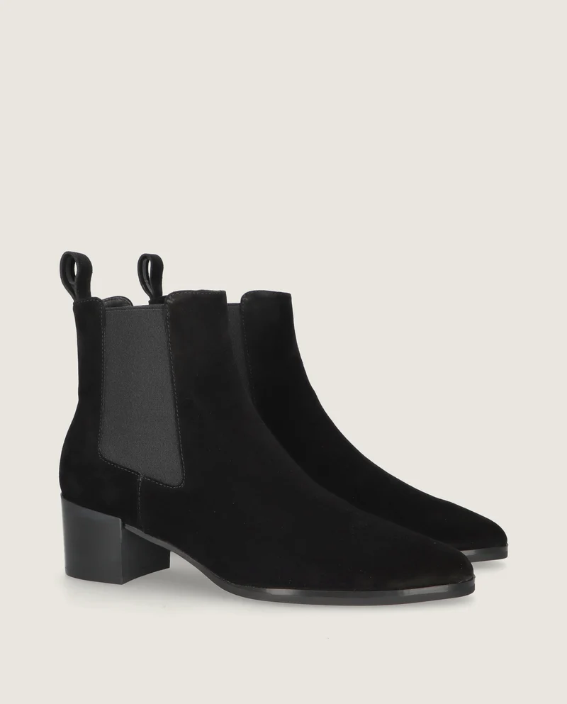 Botines Sharon Negros Ante