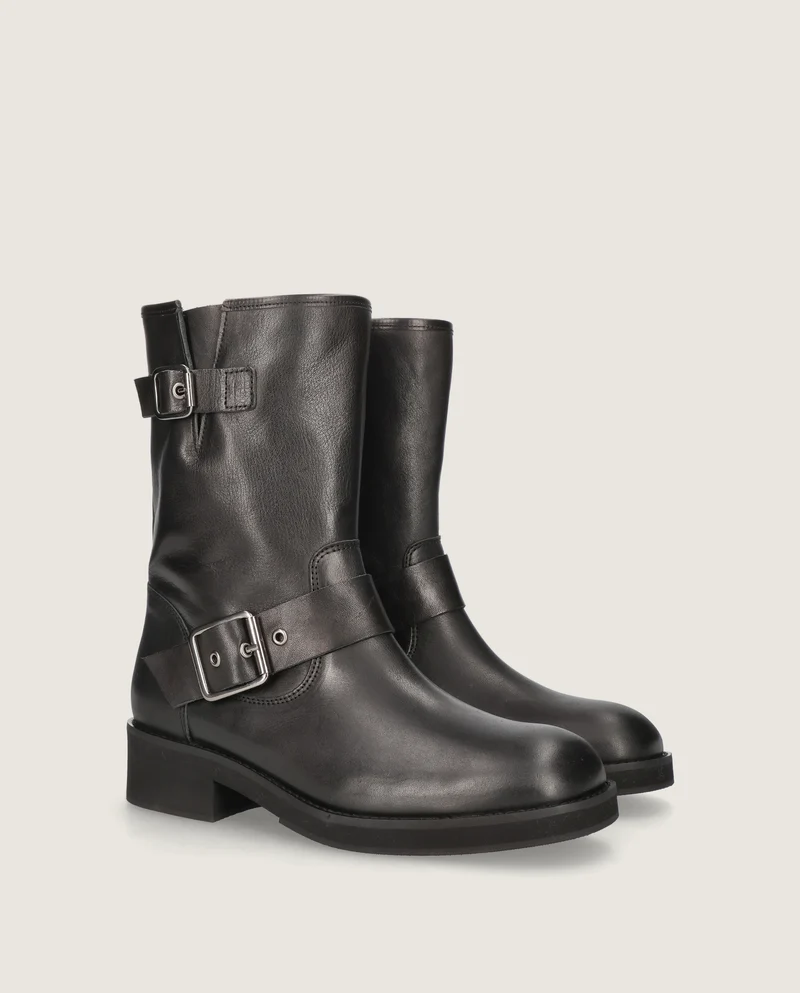Botines Reve Negros Piel