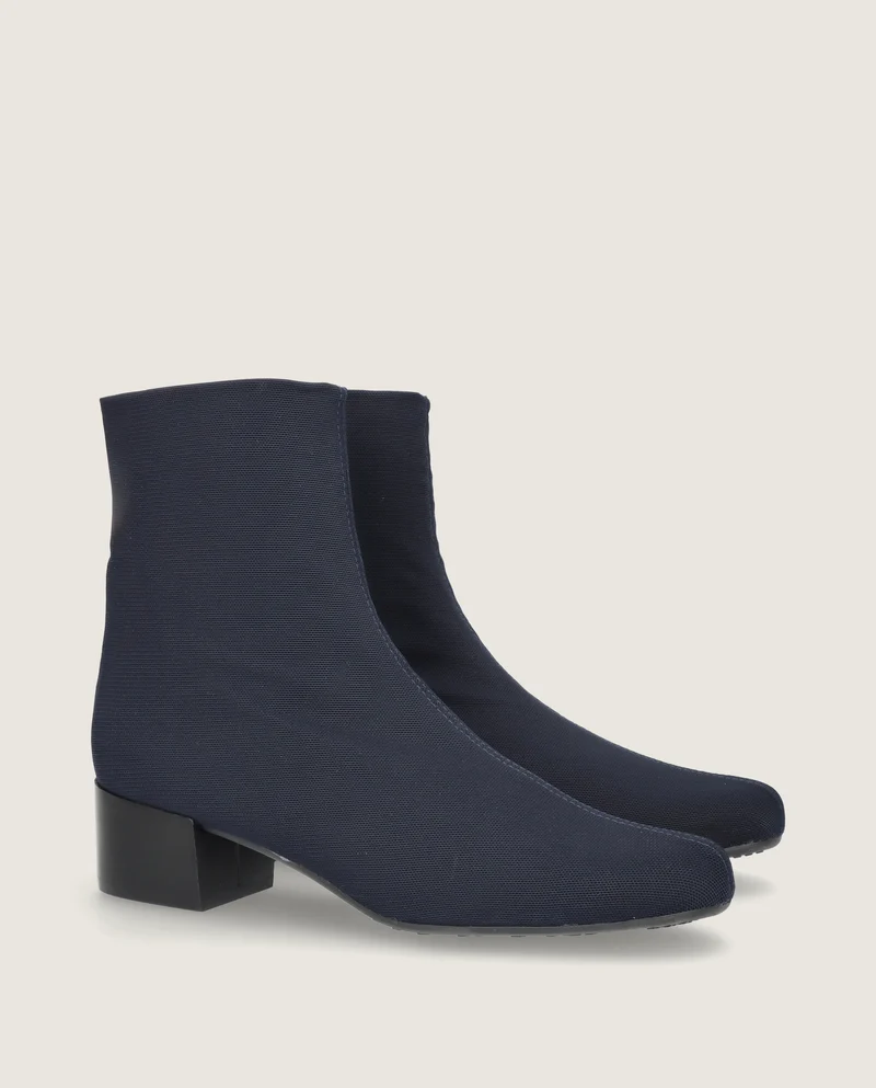 Botines Milan Azules Tejidos
