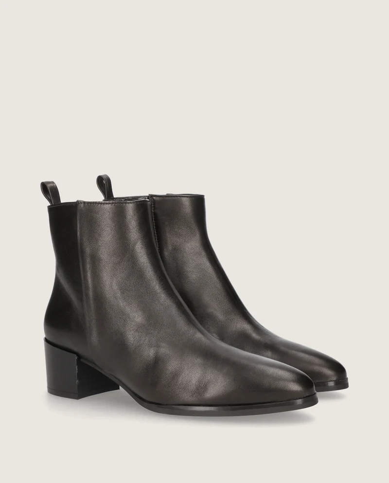 Botines Sharon Negros Piel