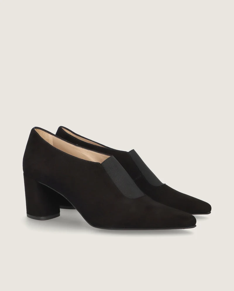 Zapatos Abotinados Phoebe Negros Piel